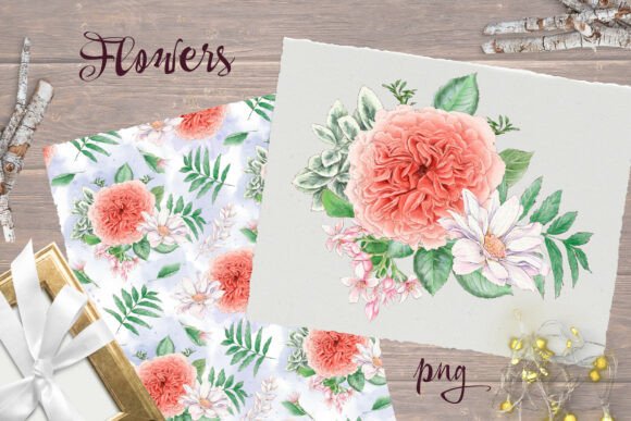 Download Delicate Flowers Print Seamless Pattern - Flowers Collection