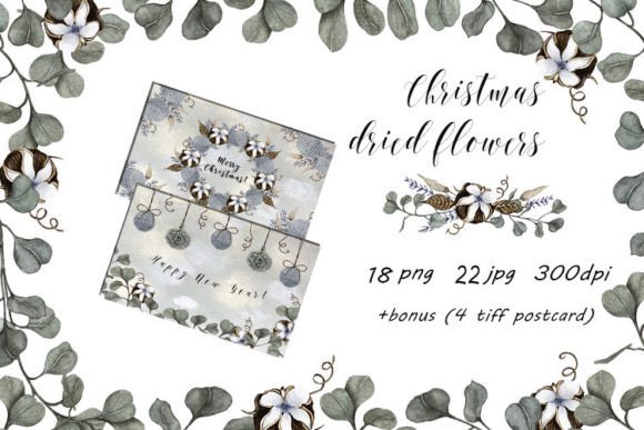 Download Christmas Dried Flowers, PNG, JPG, TIFF - Flowers Collection