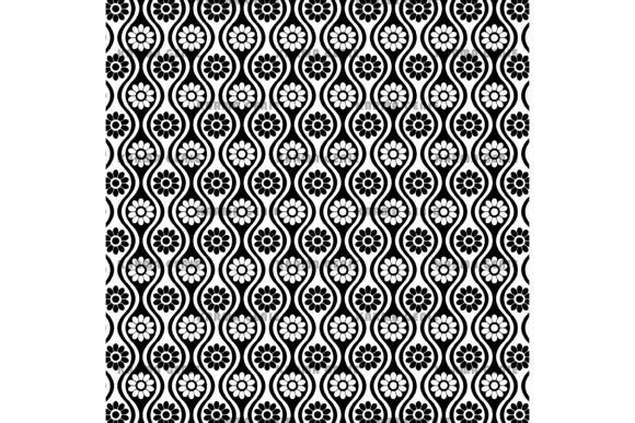 Download Black &amp; White Daisy Flowers Pattern - Flowers Collection
