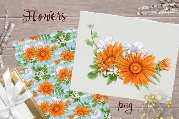 Download Delicate Flowers Print Seamless Pattern - Flowers Collection